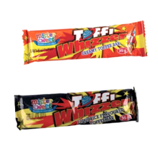 Mr Sweet Creamy Toffee or Liquorice Toffee Whizzer 35g